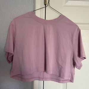 Lululemon All Yours Cropped Tee